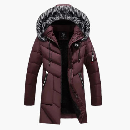 Waterproof Quilted Men's Winter Parka Jacket