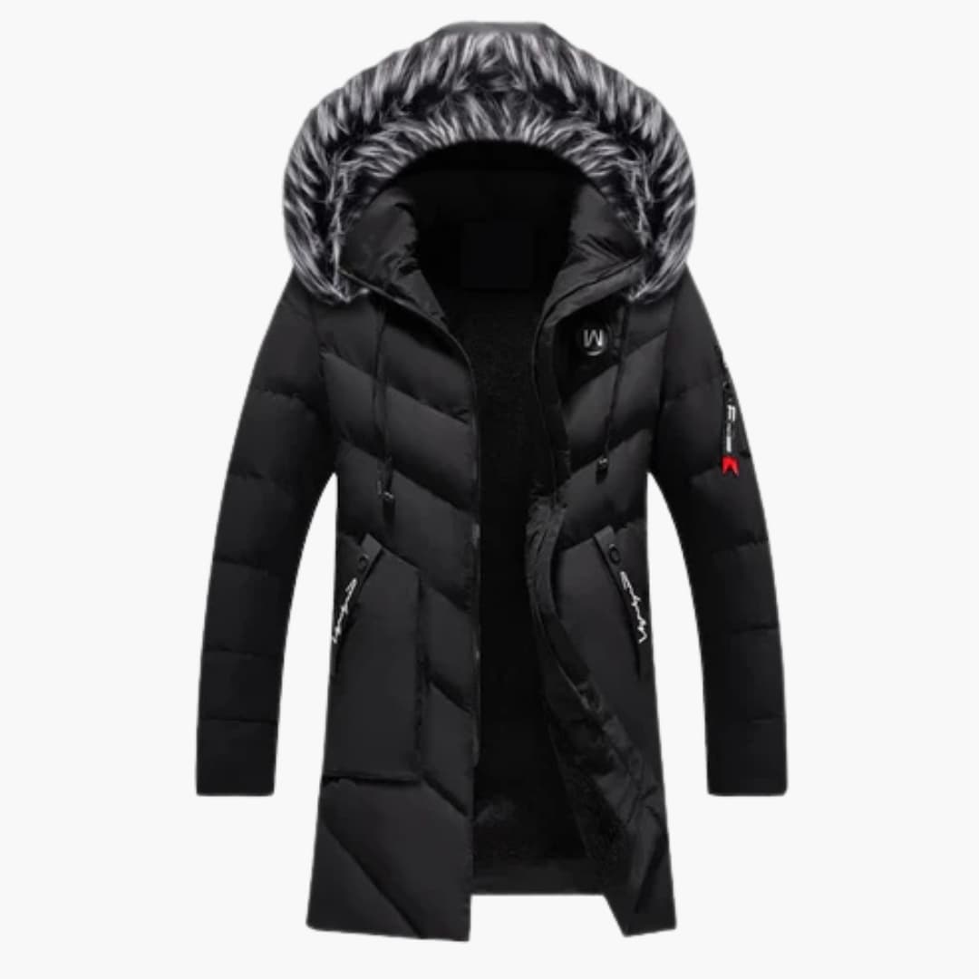 Waterproof Quilted Men's Winter Parka Jacket