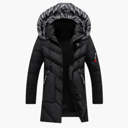 Waterproof Quilted Men's Winter Parka Jacket