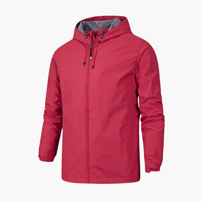 Waterproof Men's Full Zip Rain Coat