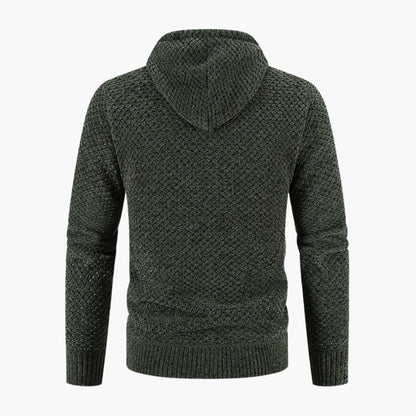 Warm Men's Zip Up Hooded Jacket