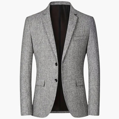 Slim Fit Men's Single Button Blazer - Vossary