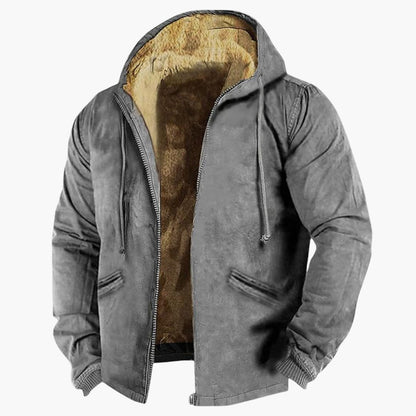 Warm Waterproof Zip Up Men's Hoodie Jacket