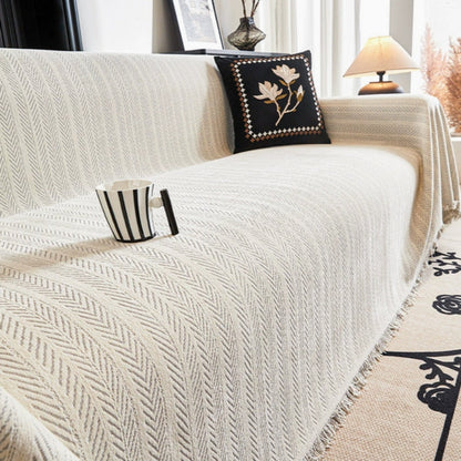 Plush Textured Furniture Throw Cover