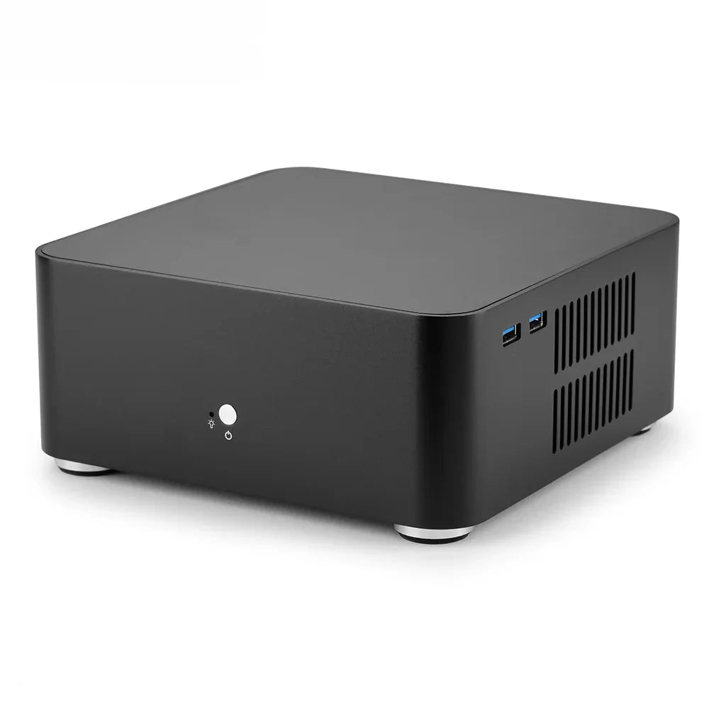 Compact Metal PC Case With Integrated Power Supply - Luxicro