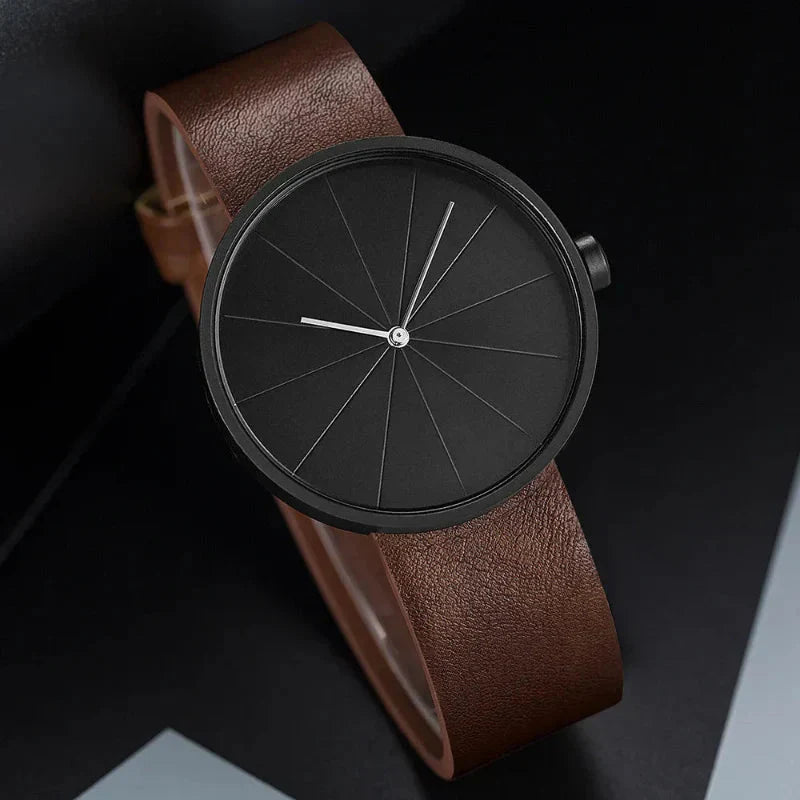 Simple Classic Leather Wristwatch for Men - EasyApparels