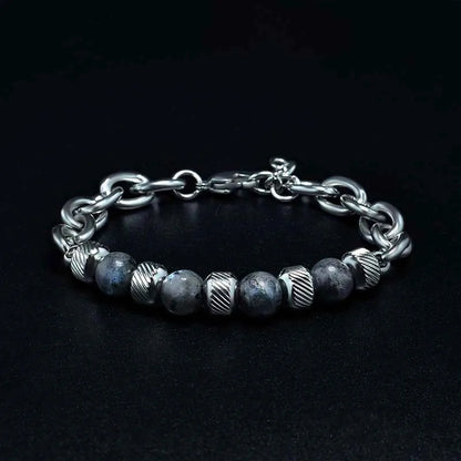 Earthly Gemstone Beaded Bracelet