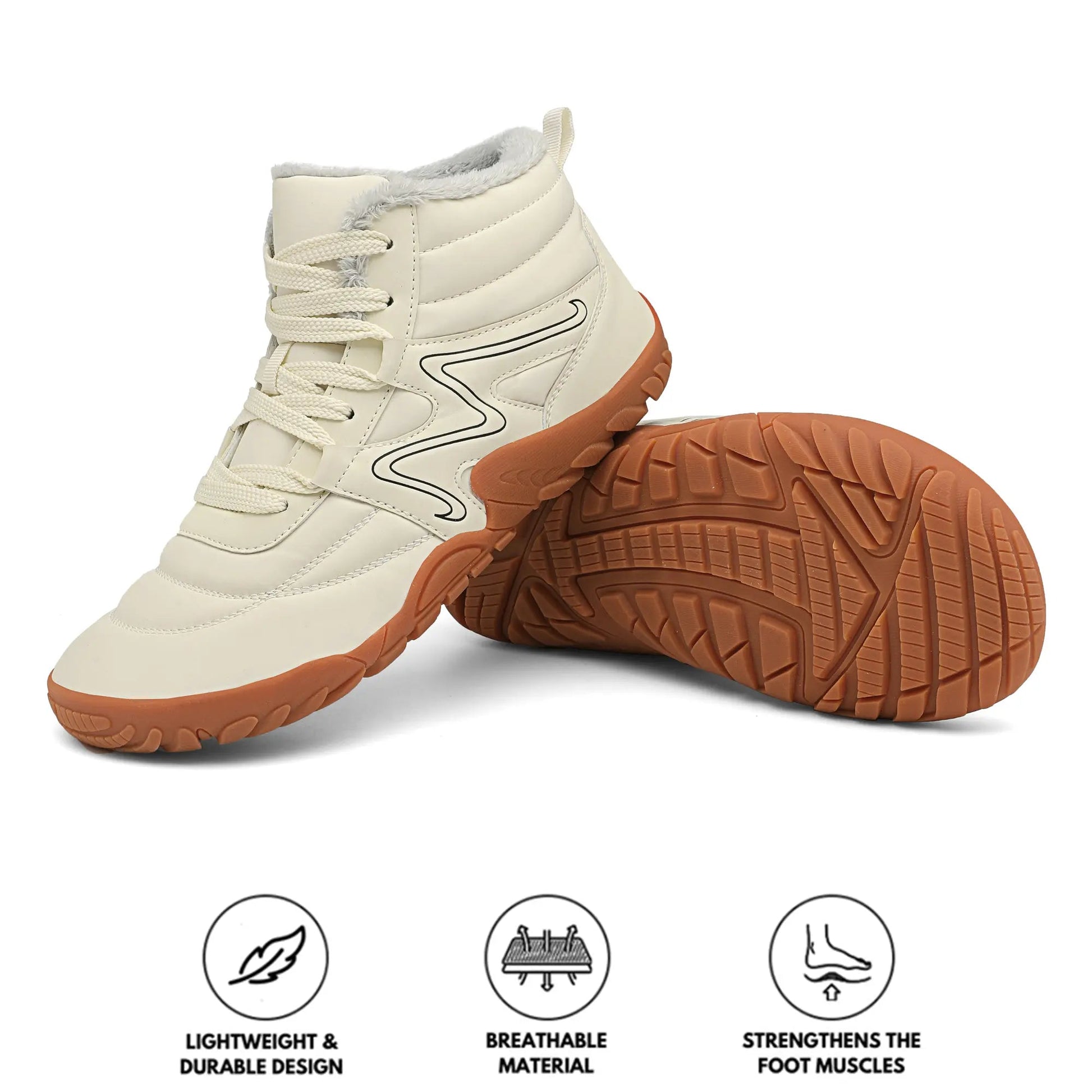 Warm Waterproof Men's Hiking Boots for Winter - EasyApparels