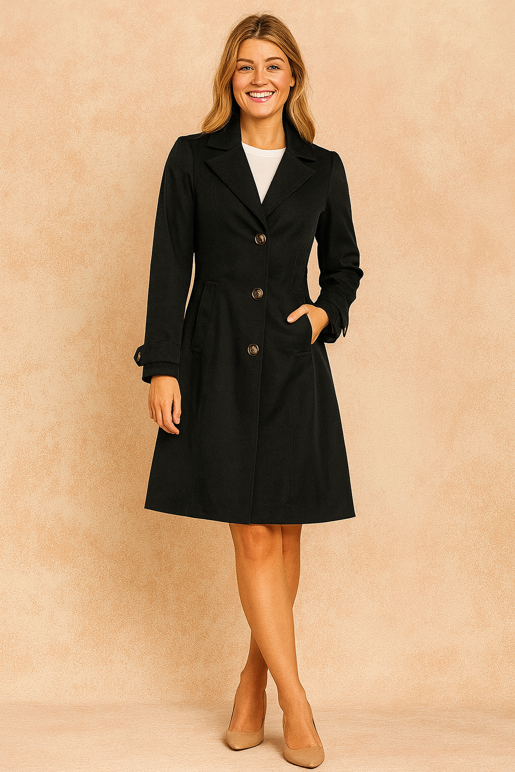 Timeless Ladies Waterproof Trench Coat