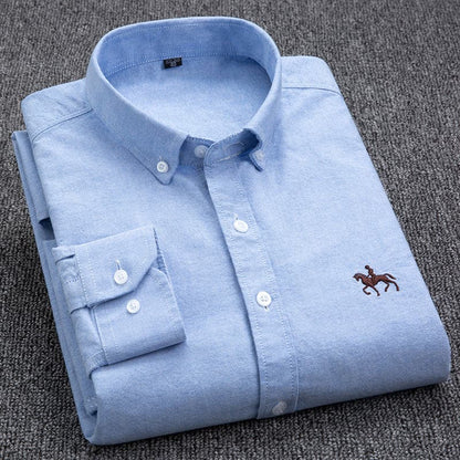 Comfortable Casual Long Sleeve Cotton Men's Shirt