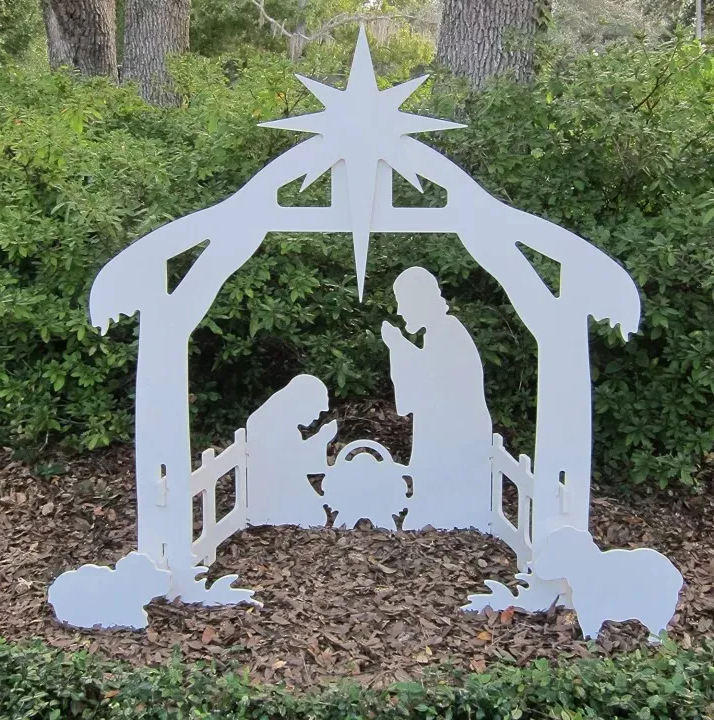 Classic Outdoor Christmas Nativity Scene - Luxicro