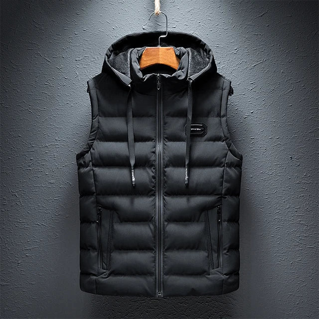 Warm Quilted Men's Puffer Vest Jacket - EasyApparels