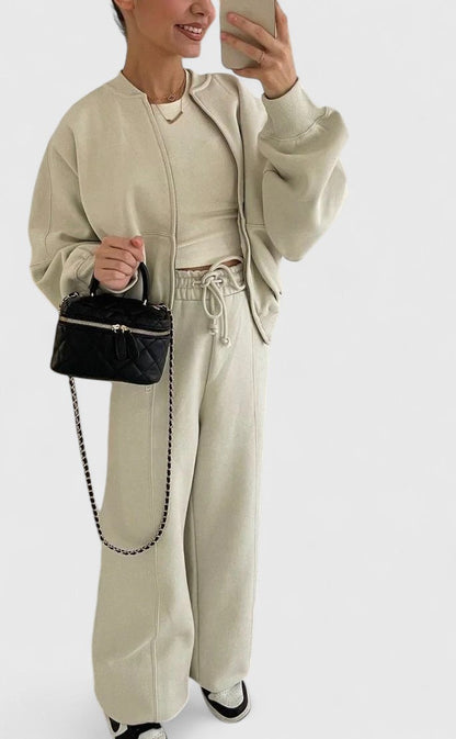 Soft Cozy Sweatpants And Sweater Set