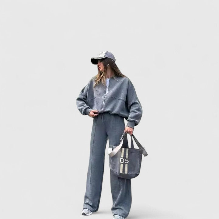 Soft Cozy Sweatpants And Sweater Set - Vossary
