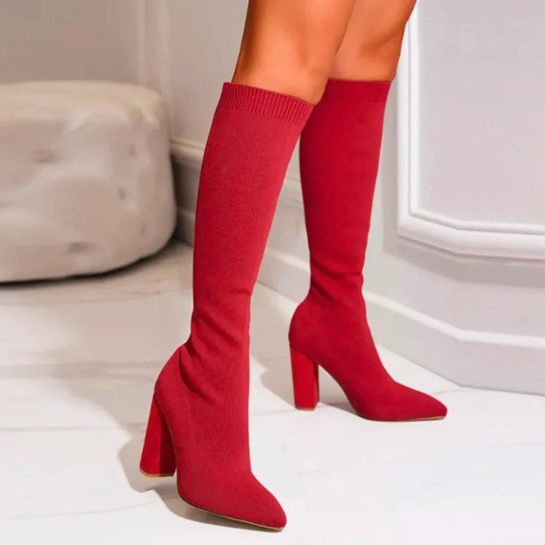 Tall Elastic Women's Ankle Boots