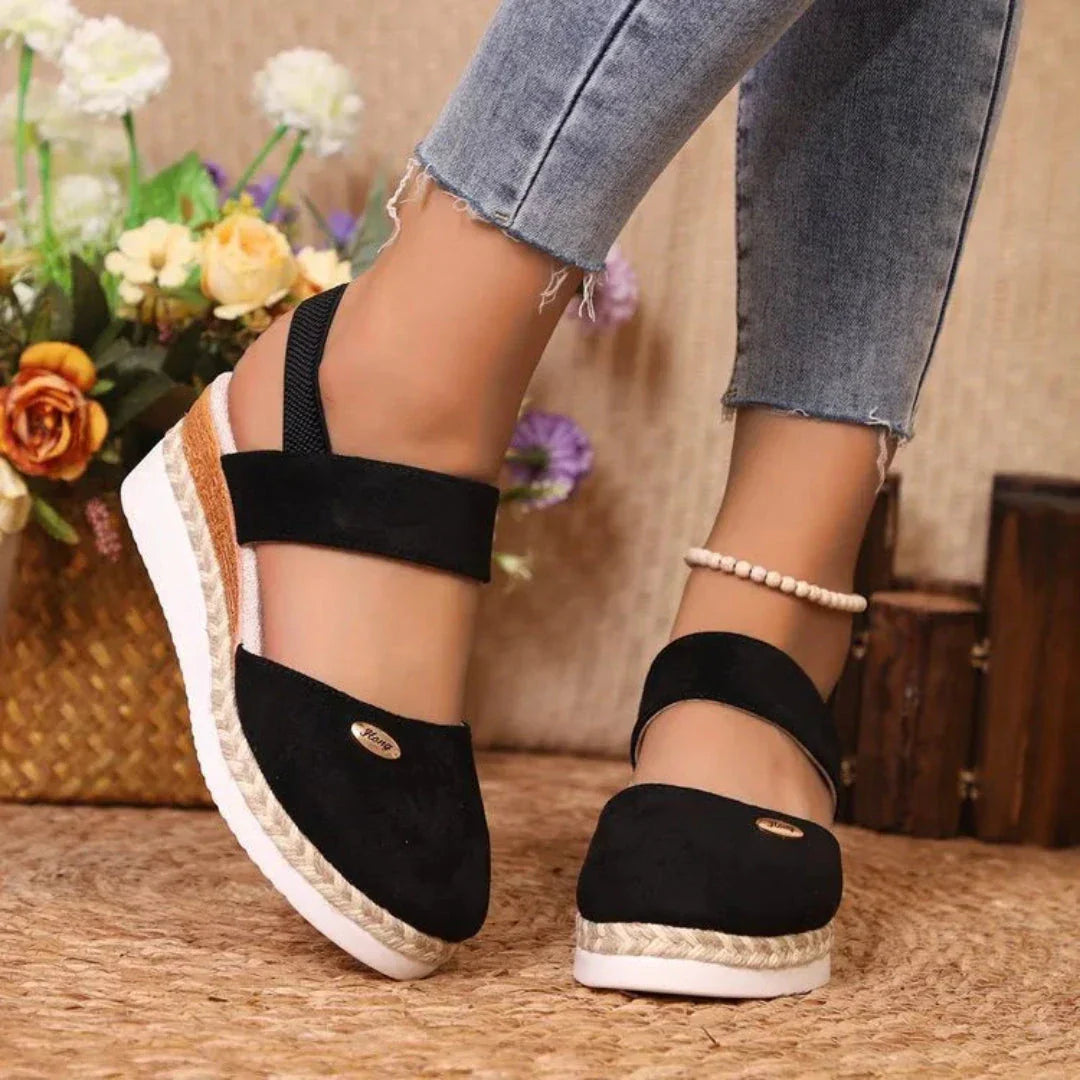 Comfortable Suede Block Heel Shoes