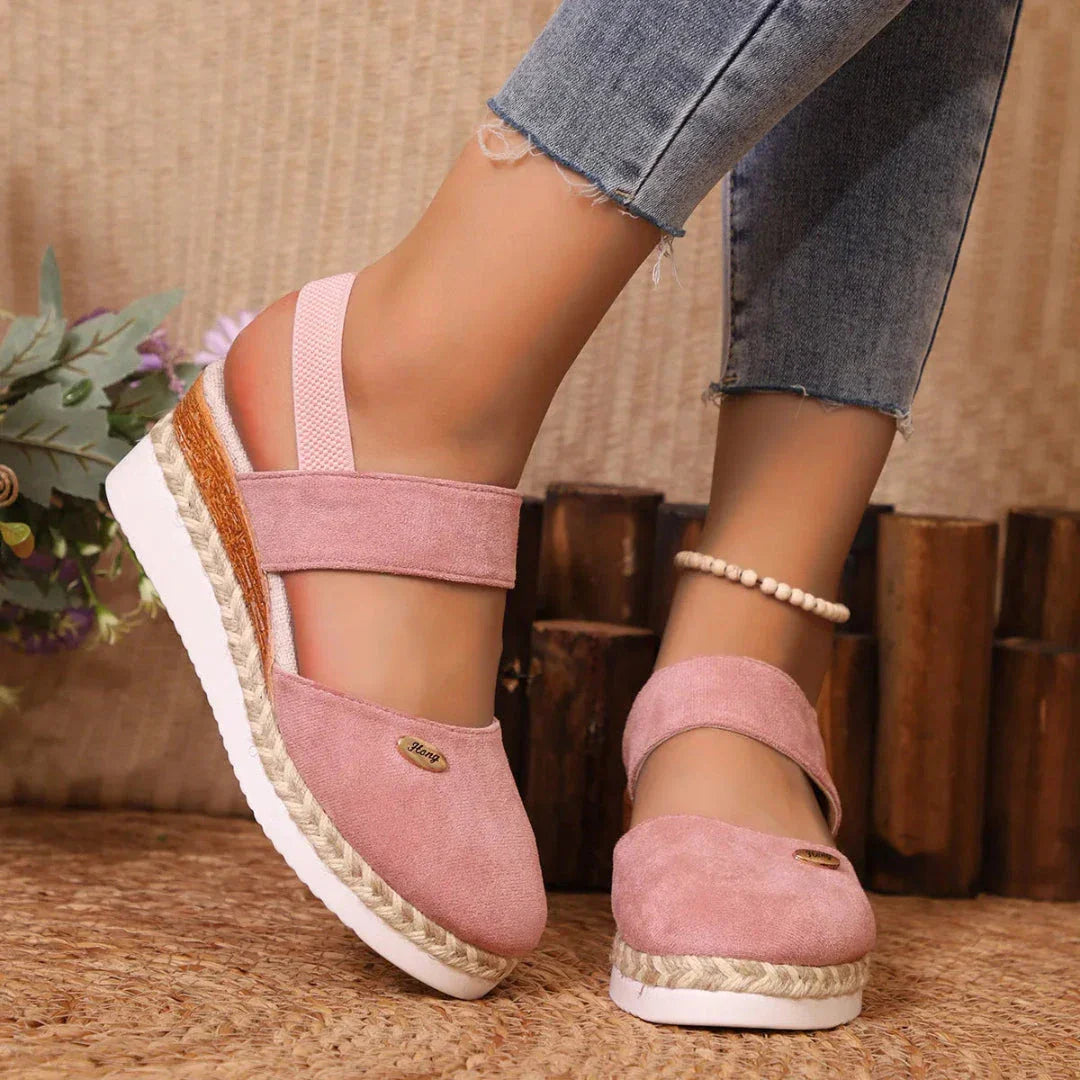 Comfortable Suede Block Heel Shoes