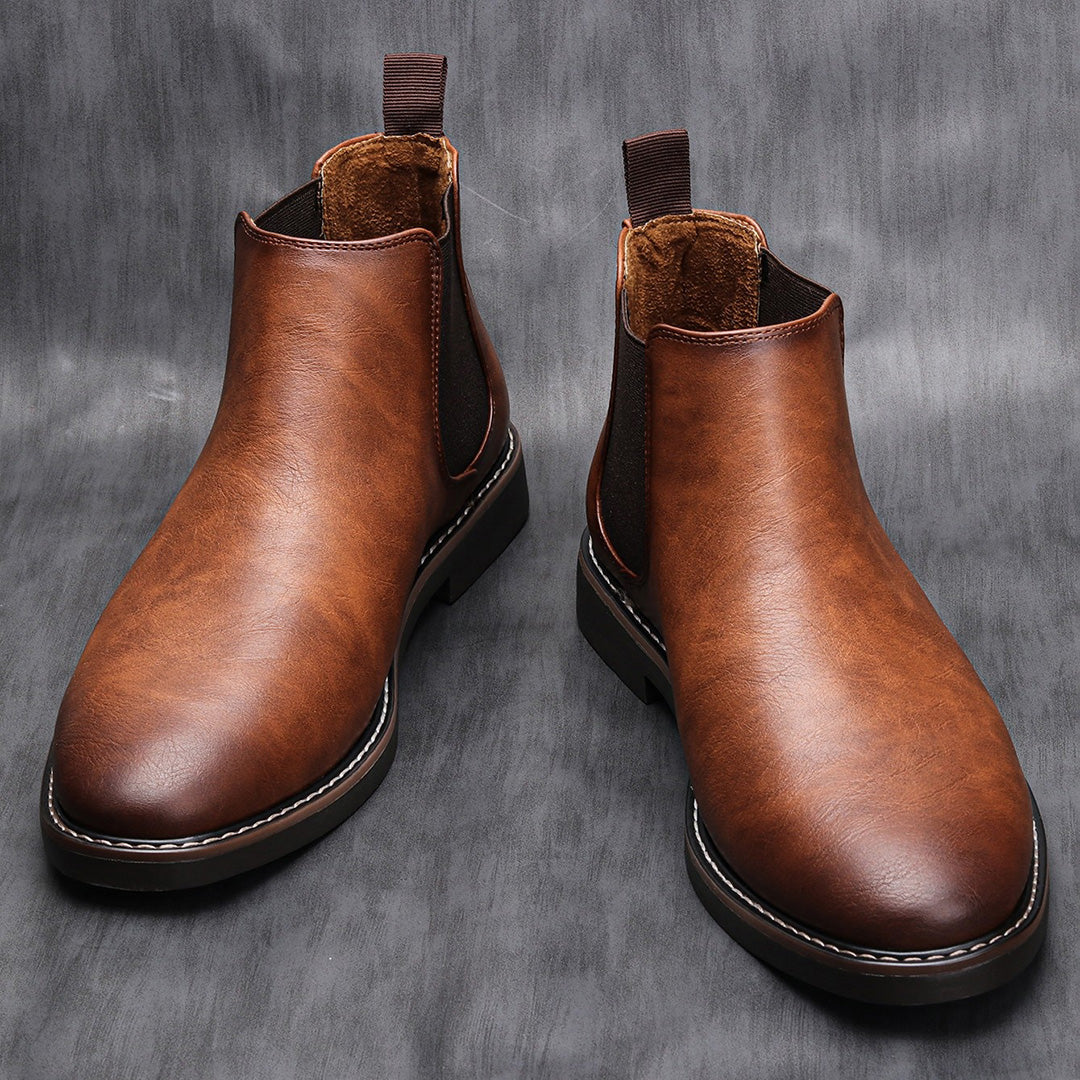 Men's Classic Chelsea Boots Comfortable Ankle Boots - EasyApparels
