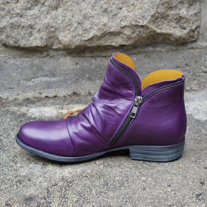 Mila - Chic Low Heel Boots