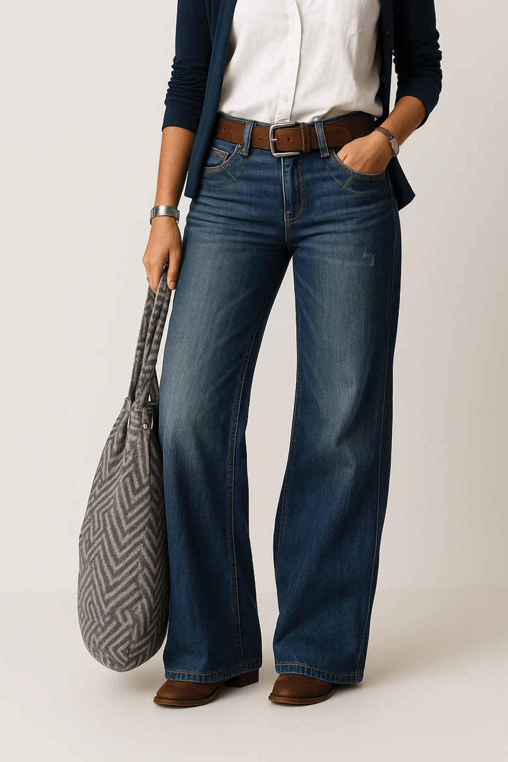 Relaxed Fit Women's Straight Leg Jeans