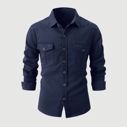 Relaxed Fit Cotton Mens Shirt
