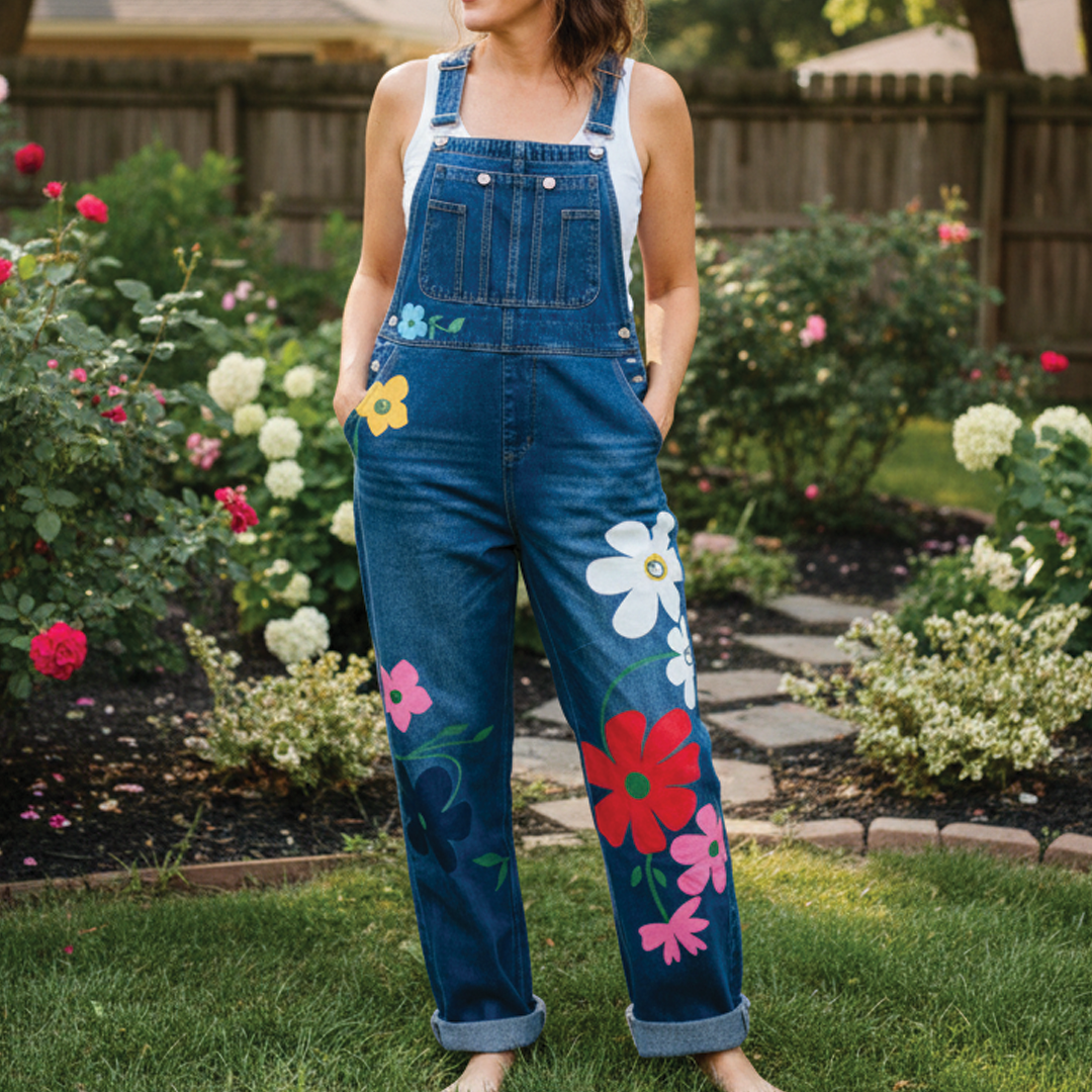 Women's Summer Jean Romper