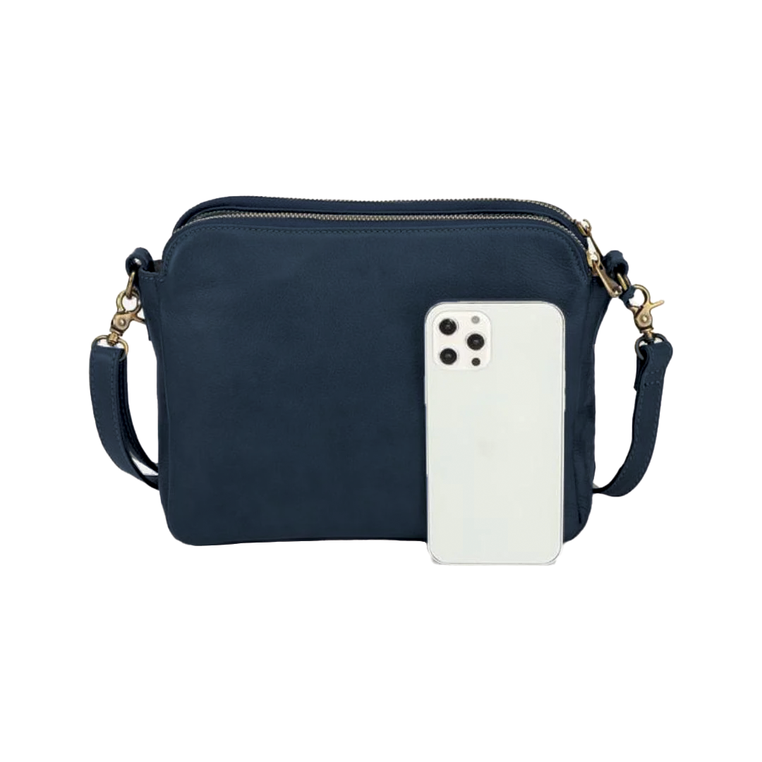 Small Zip Crossbody Purse with Adjustable Strap
