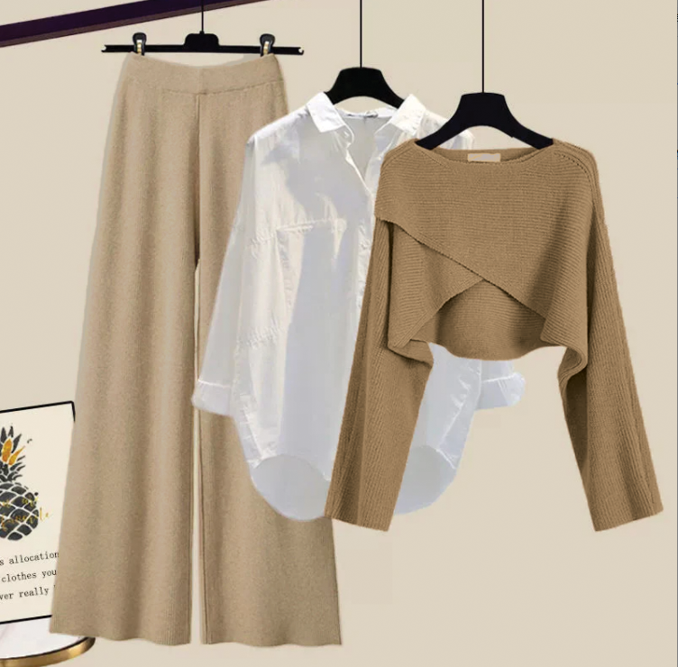 Cozy Women's 3-Piece Knit Set - Vossary