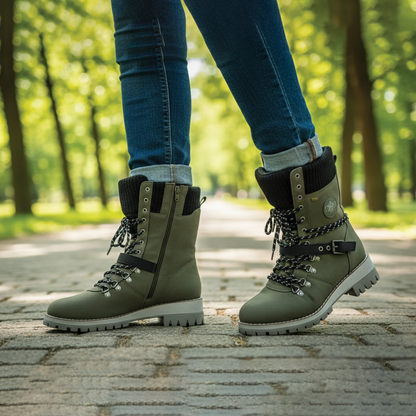 Warm Lace Up Snow Boots