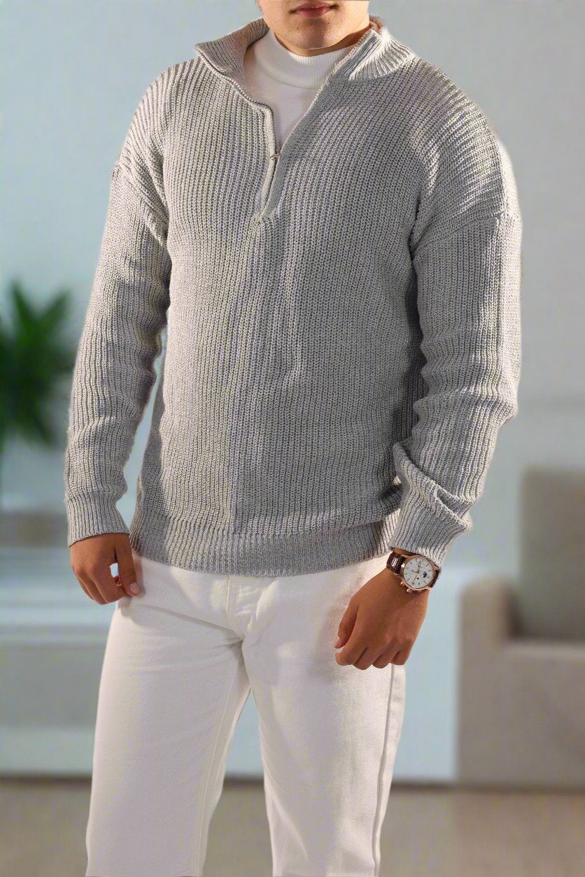 Cozy Men's Crew Neck Soft Sweater