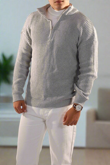 Cozy Men's Crew Neck Soft Sweater