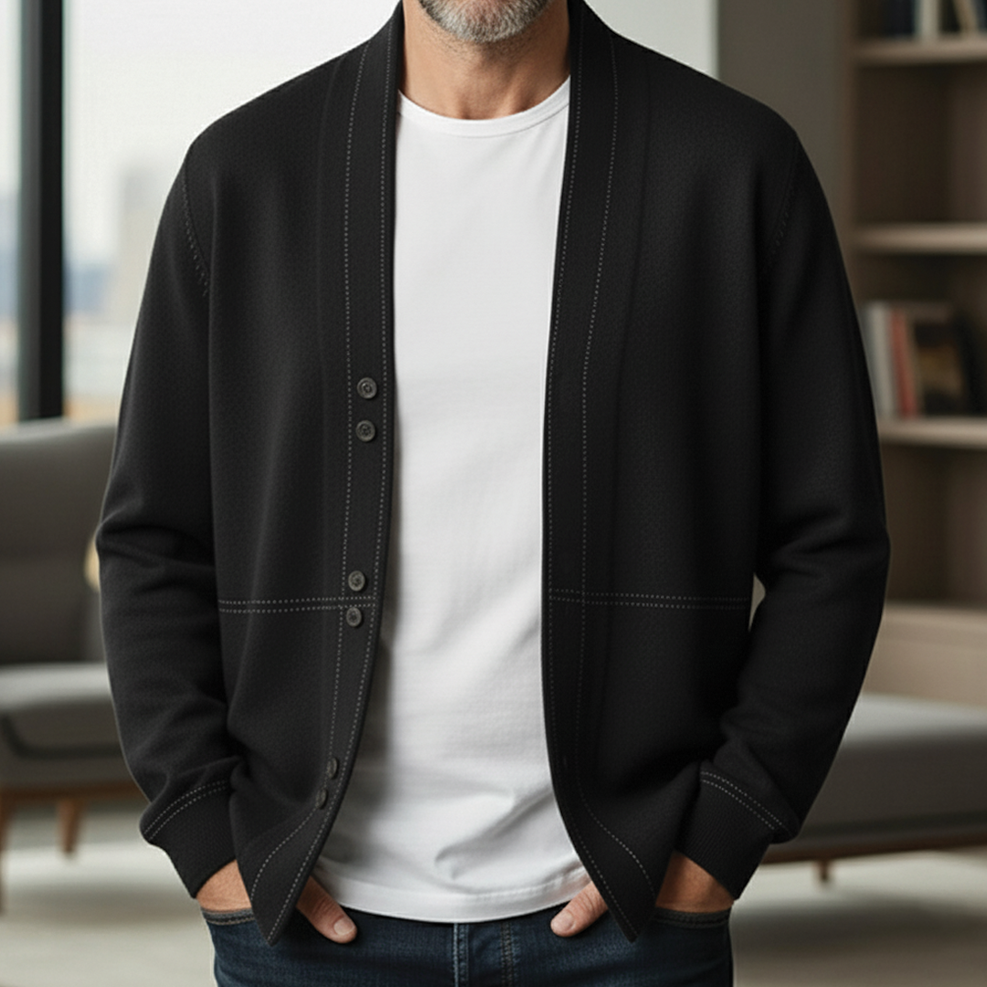 Warm Cozy Wool Cardigan Sweater