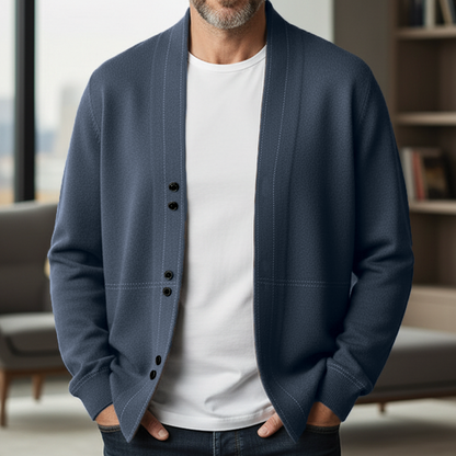 Warm Cozy Wool Cardigan Sweater