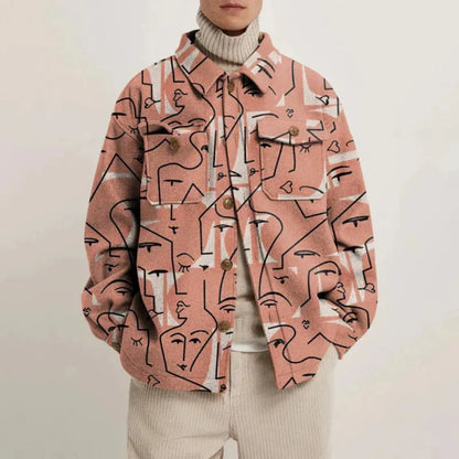 Unique Graphic Bomber Jacket