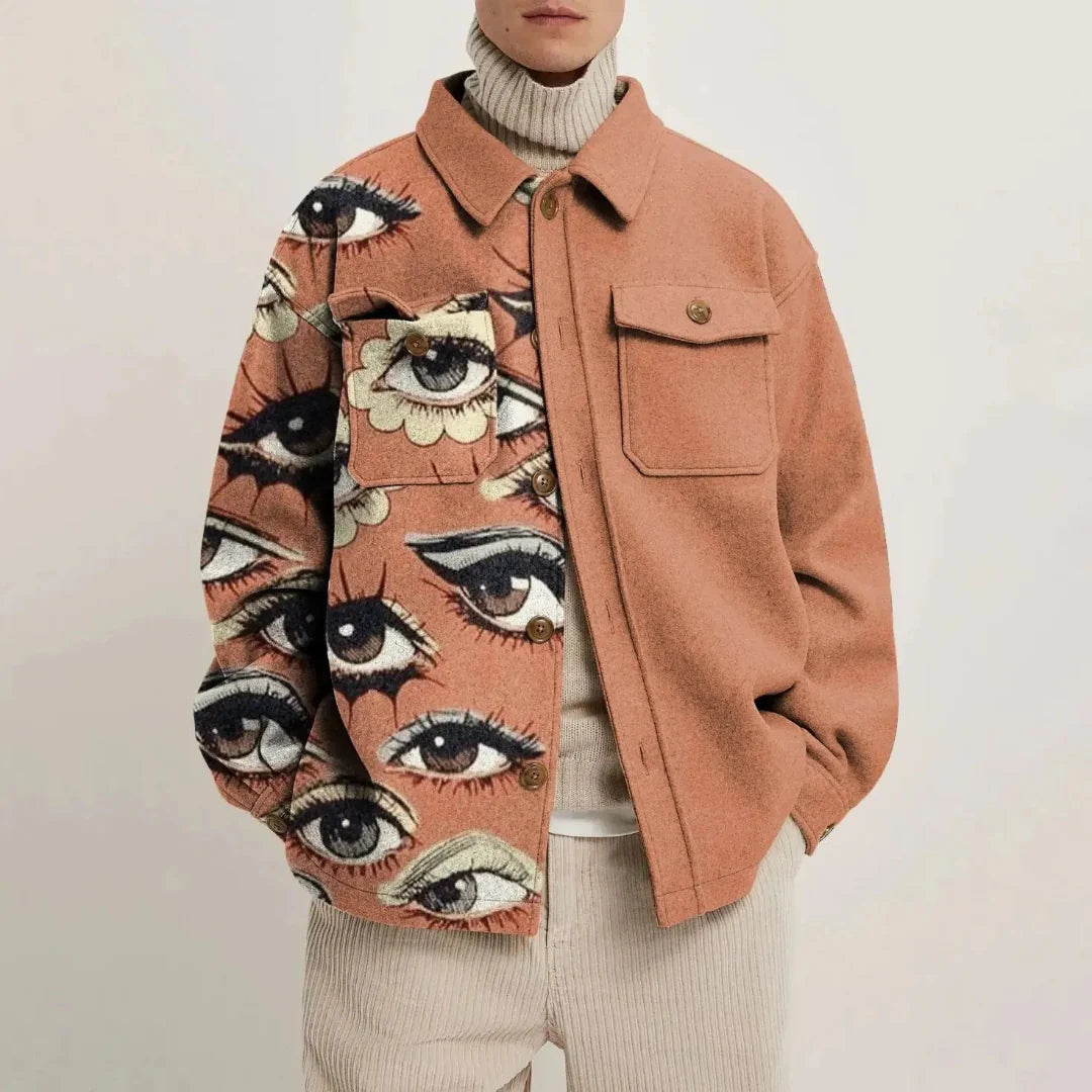 Unique Graphic Bomber Jacket