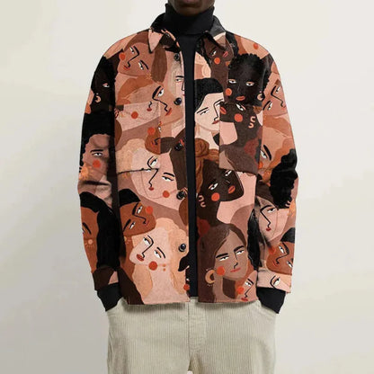 Unique Graphic Bomber Jacket