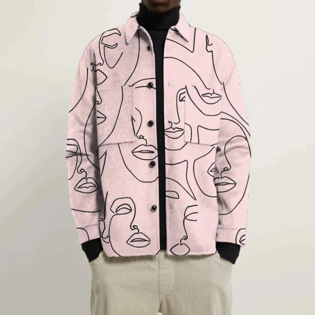 Unique Graphic Bomber Jacket