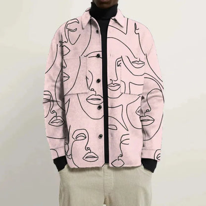 Unique Graphic Bomber Jacket