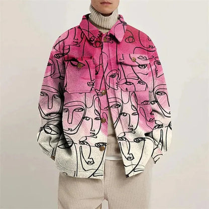 Unique Graphic Bomber Jacket
