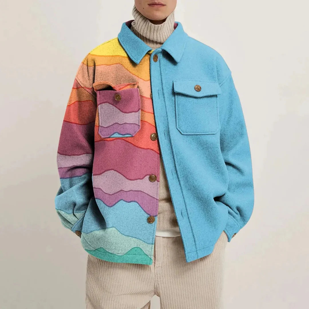 Unique Graphic Bomber Jacket