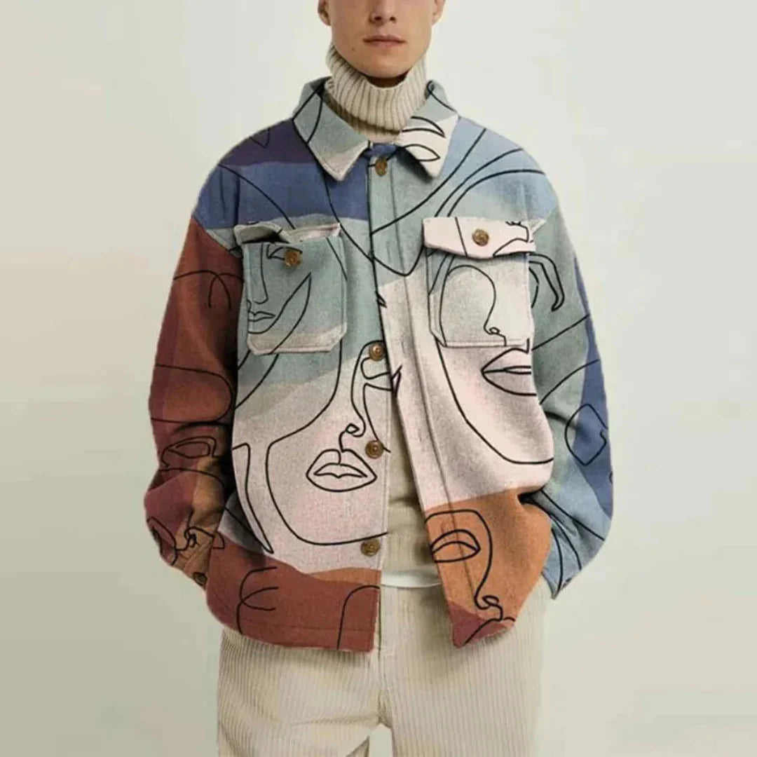 Unique Graphic Bomber Jacket - EasyApparels