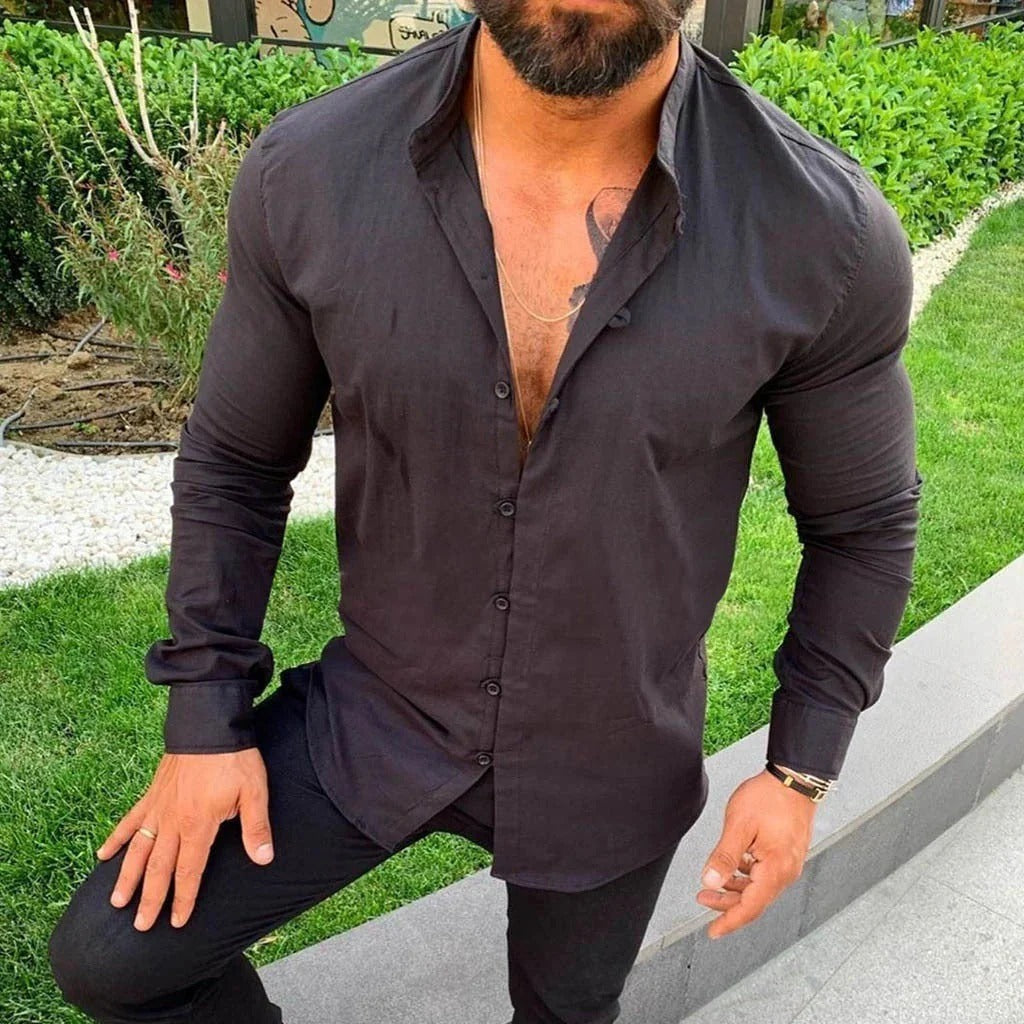Relaxed Fit Casual Button Down Shirt