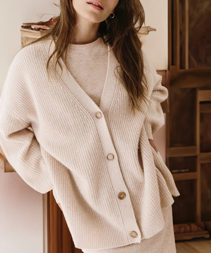 Cozy Women's Winter Knit Open Front Cardigan