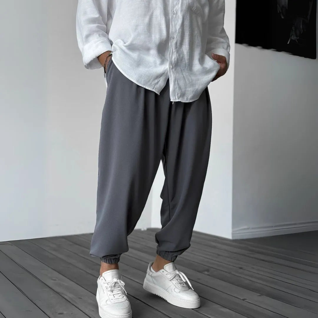 Relaxed Fit Slim Jogger Pants - EasyApparels