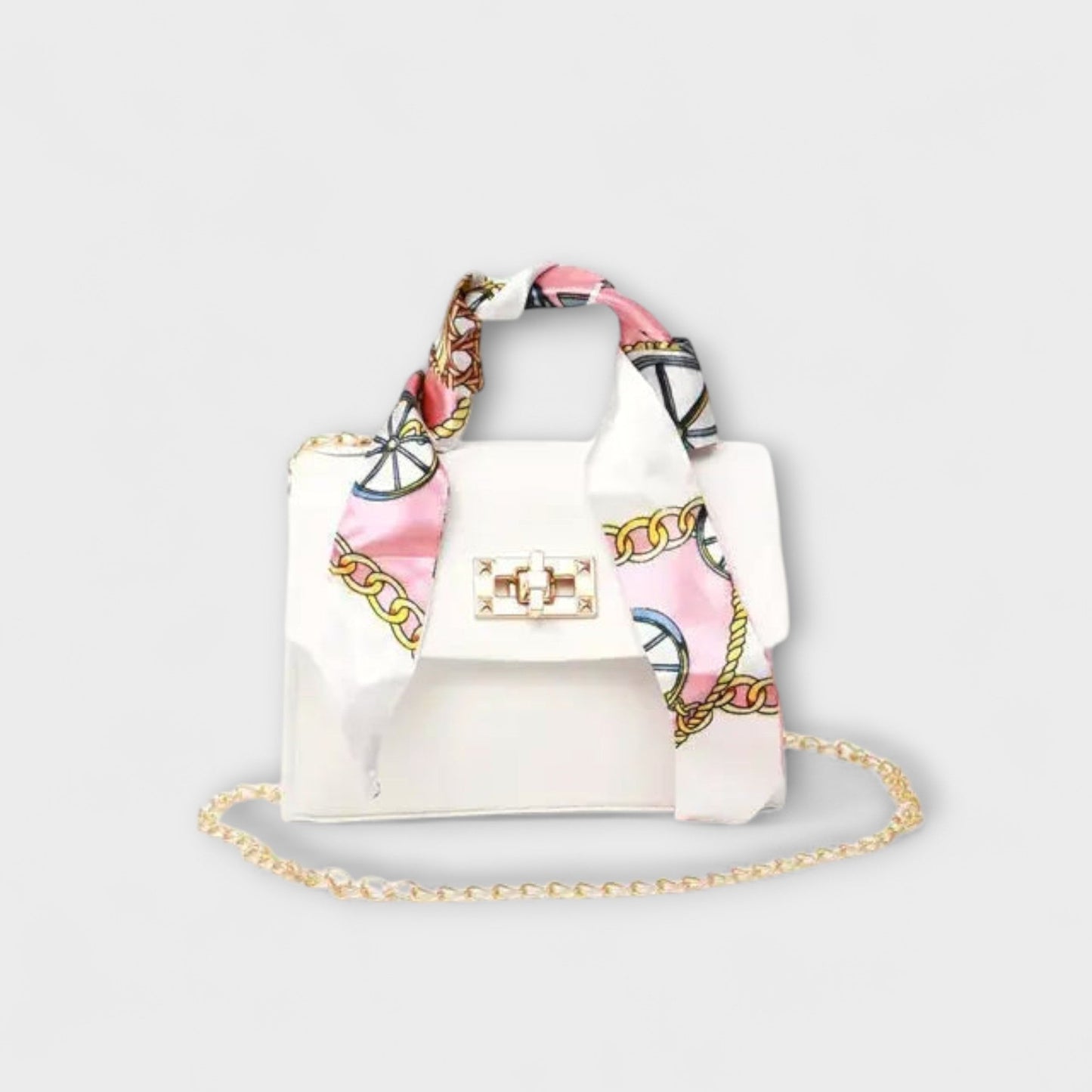 Chic Ladies Gold Chain Shoulder Bag