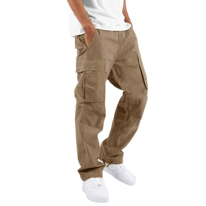 Relaxed Fit Casual Work Pants for Men