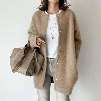 Classic Oversized Knit Cardigan