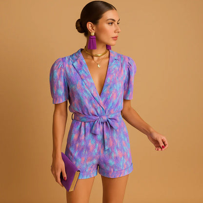 Fun Sunny Top with Puffy Sleeves