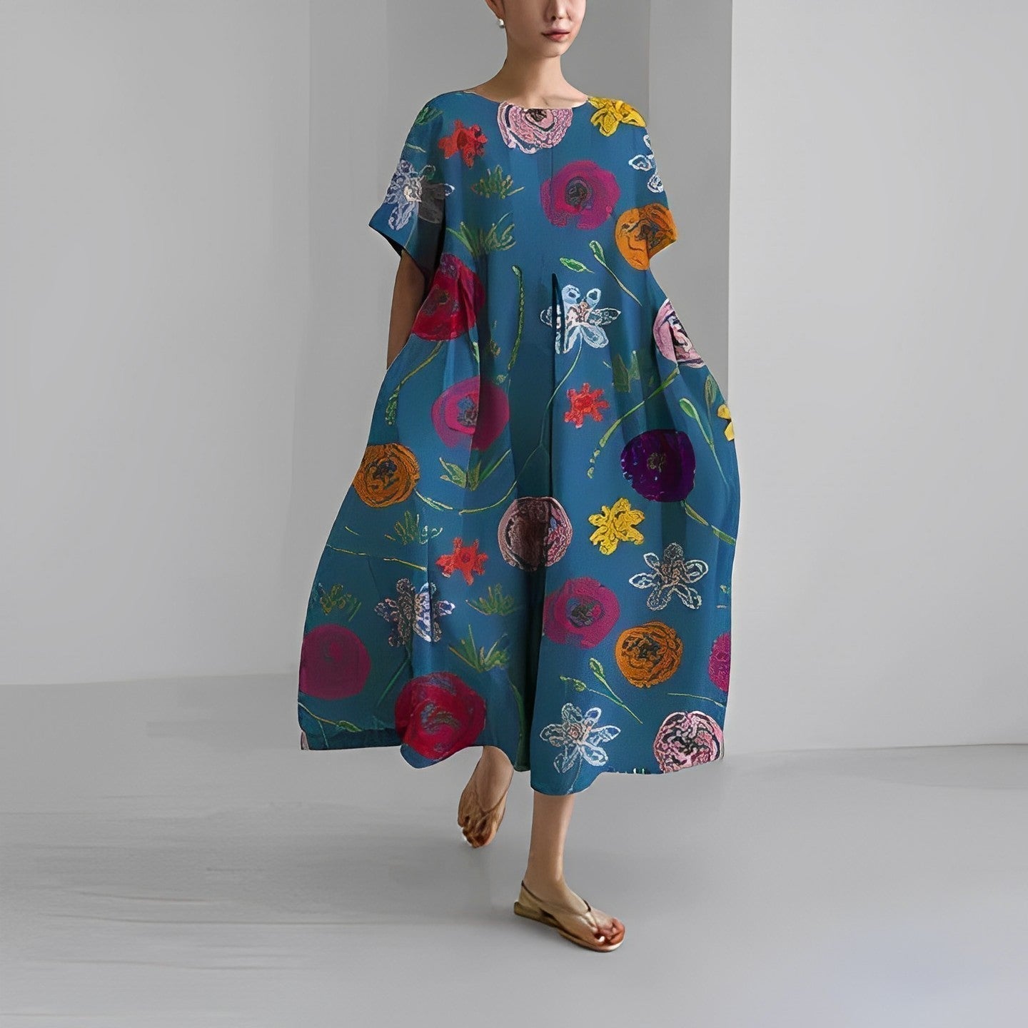 Free-Spirited Maxi Chic Dress