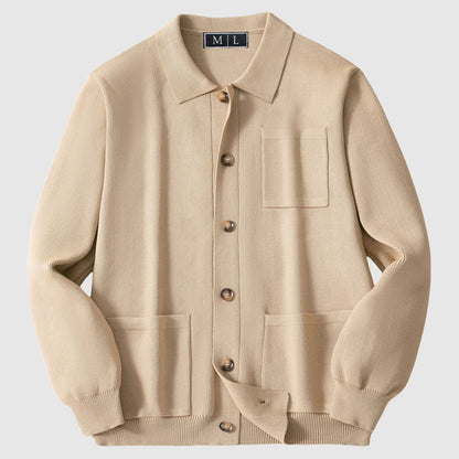 Cozy Salvia Cardigan by Alessandro Veneti - EasyApparels